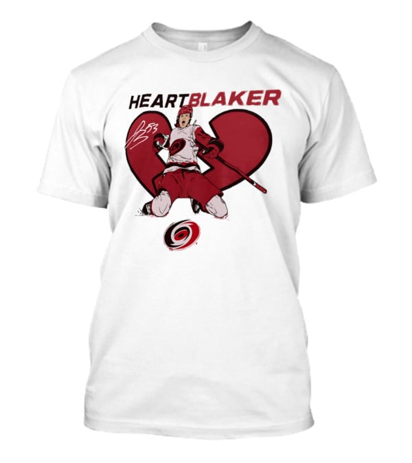 Brent Burns Heartblaker Carolina Hurricanes Broken Heart T-Shirt