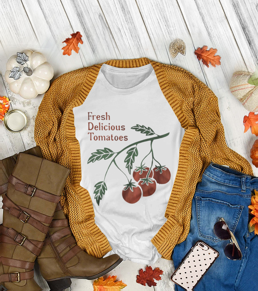 Fresh Delicious Tomatoes Garden Home Grown Plant T-Shirt