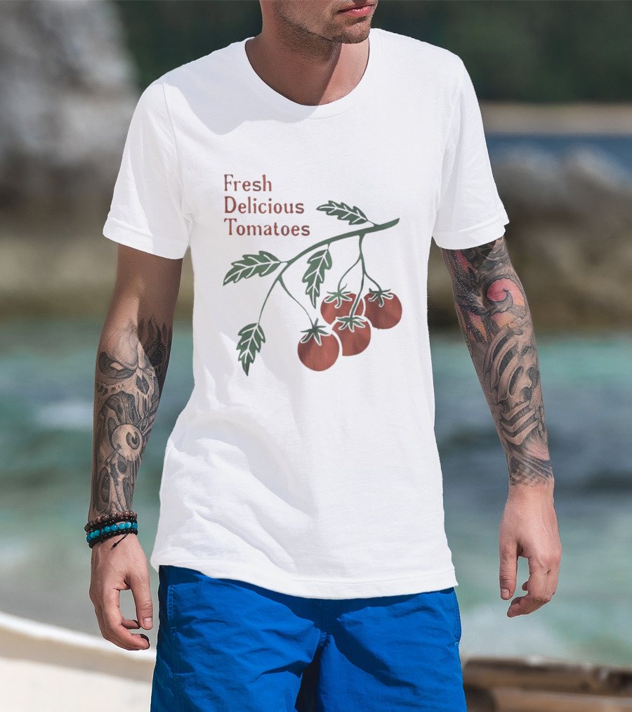 Fresh Delicious Tomatoes Garden Home Grown Plant T-Shirt
