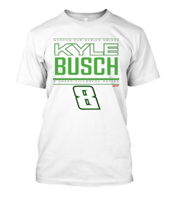 NASCAR Cup Series Driver Kyle Busch Richard Childress Racing 8 Black T-Shirt