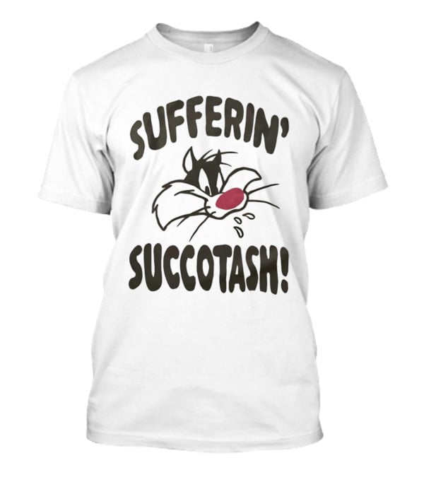 Looney Tunes Sylvester Sufferin' Succotash Catchphrase T-Shirt