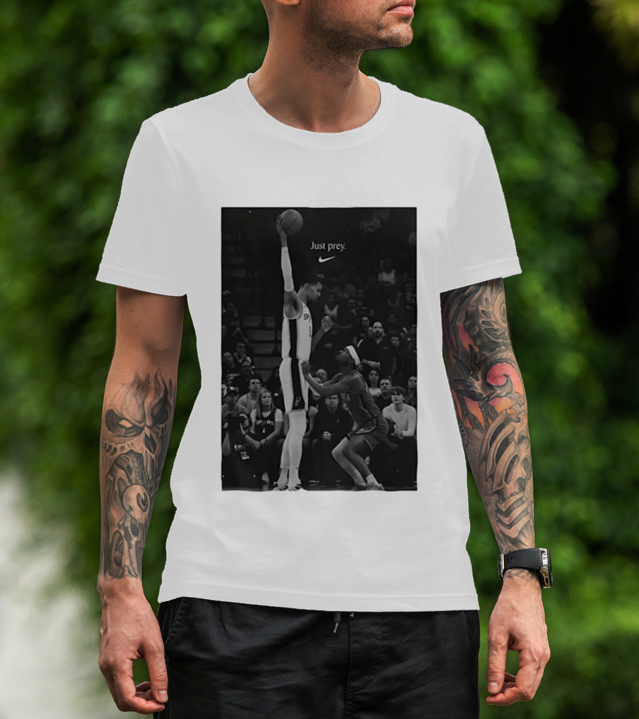 Victor Wembanyama San Antonio Spurs Just Prey Basketball Swoosh T-Shirt