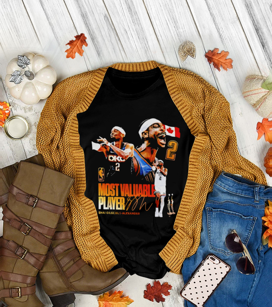 Shai Gilgeous Alexander Oklahoma City Thunder Canada Most Valuable Player 2026 T-Shirt