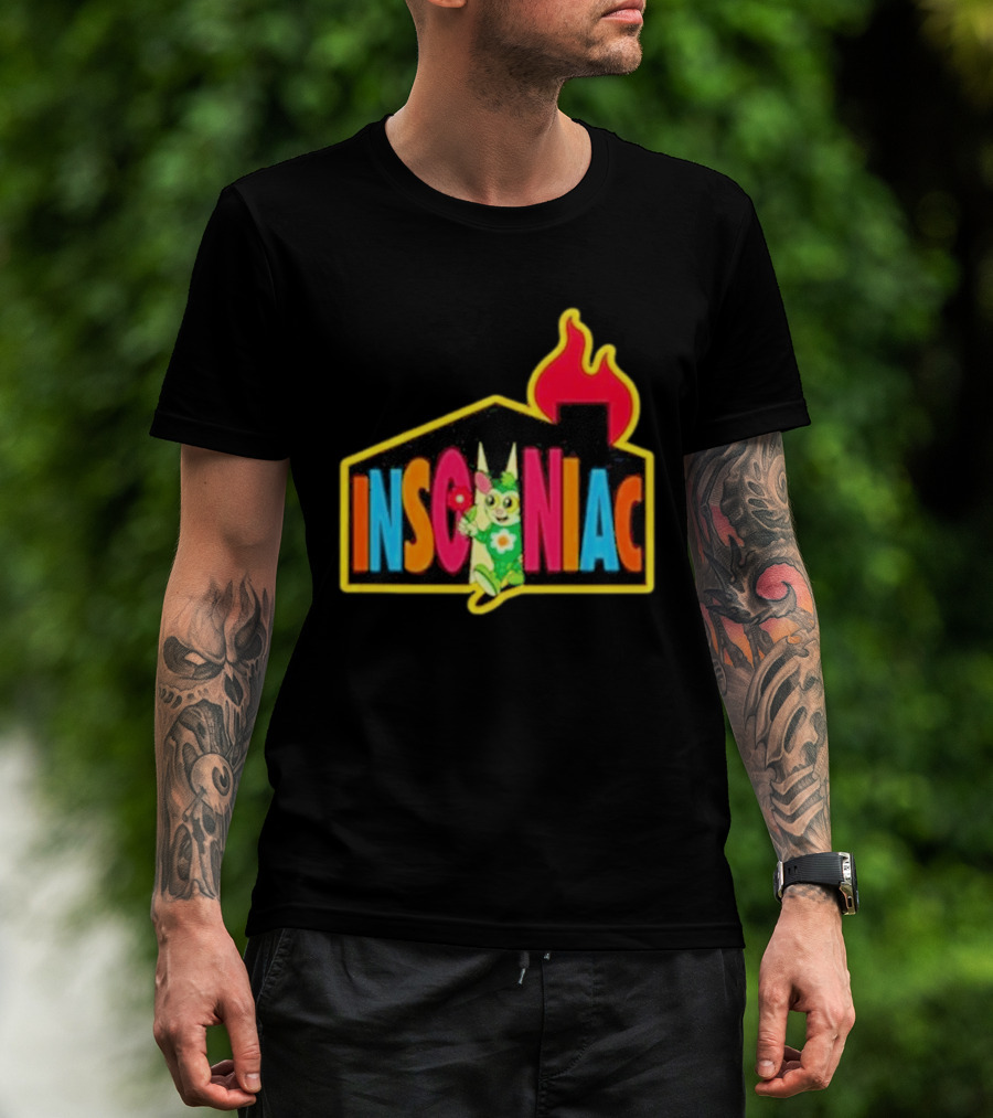 Dabsmyla X Insomniac House EDC Festival Art Collaboration T-Shirt