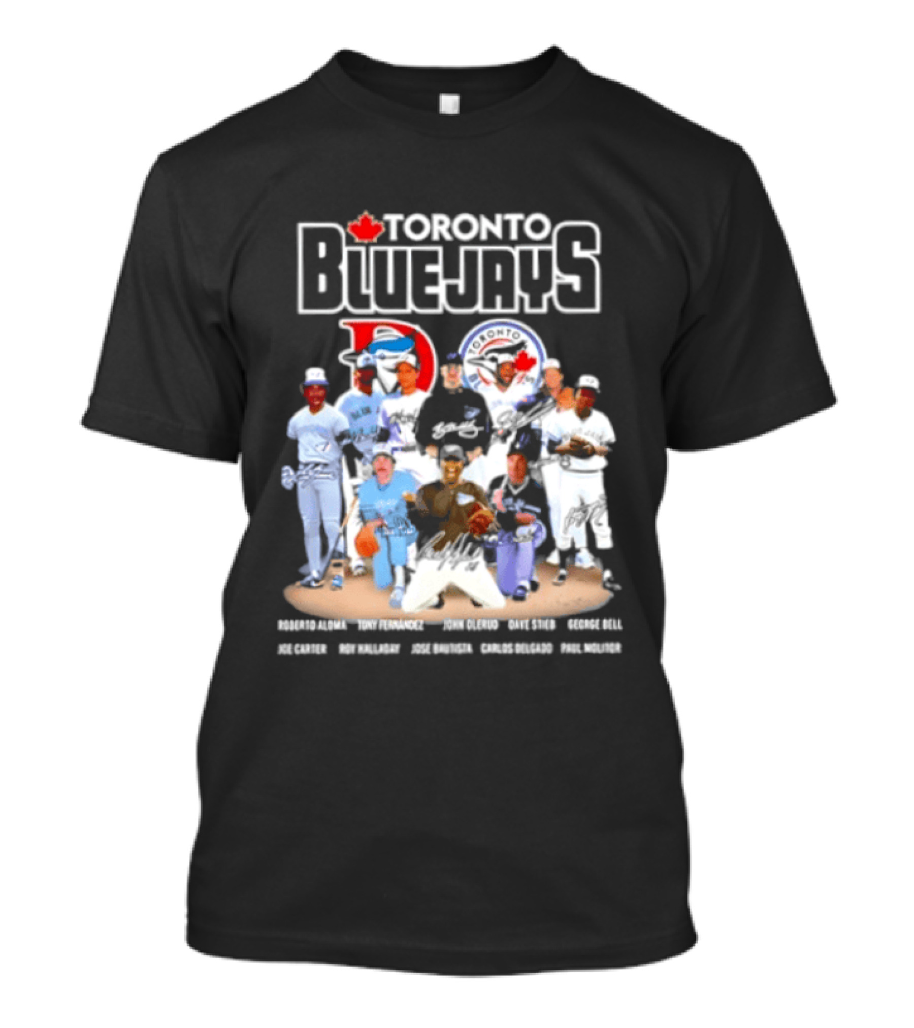 Toronto Blue Jays Player Signatures Featuring Springer Guerrero Bichette Gausman T-Shirt