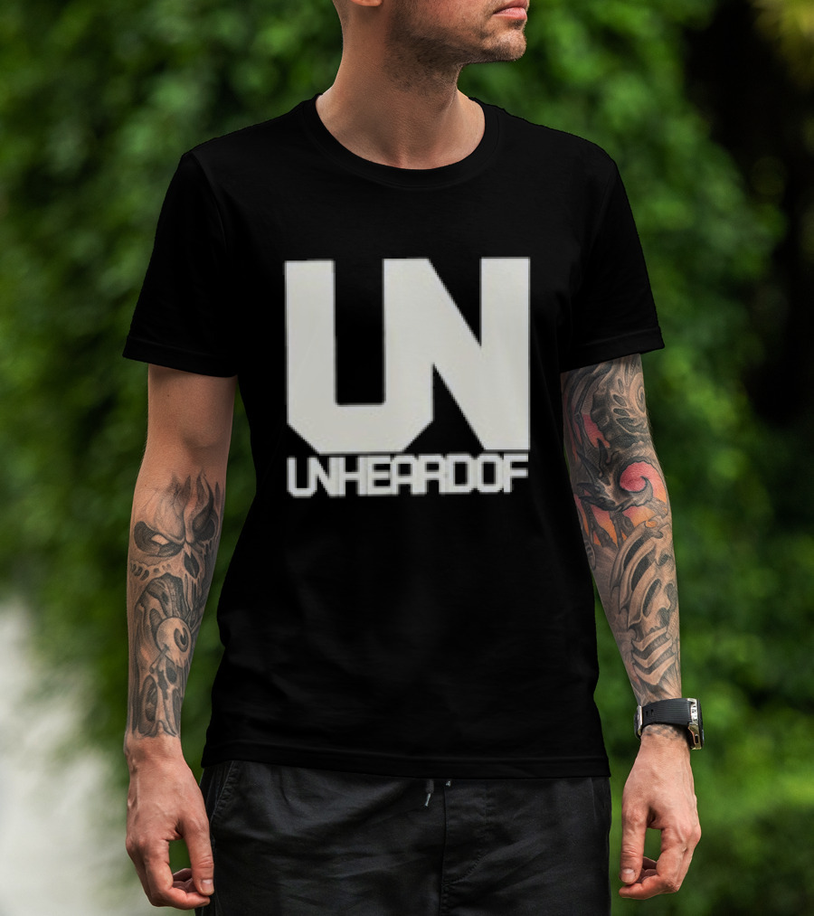 Unheardof Core UN Minimalist Text Urban Streetwear Fashion T-Shirt