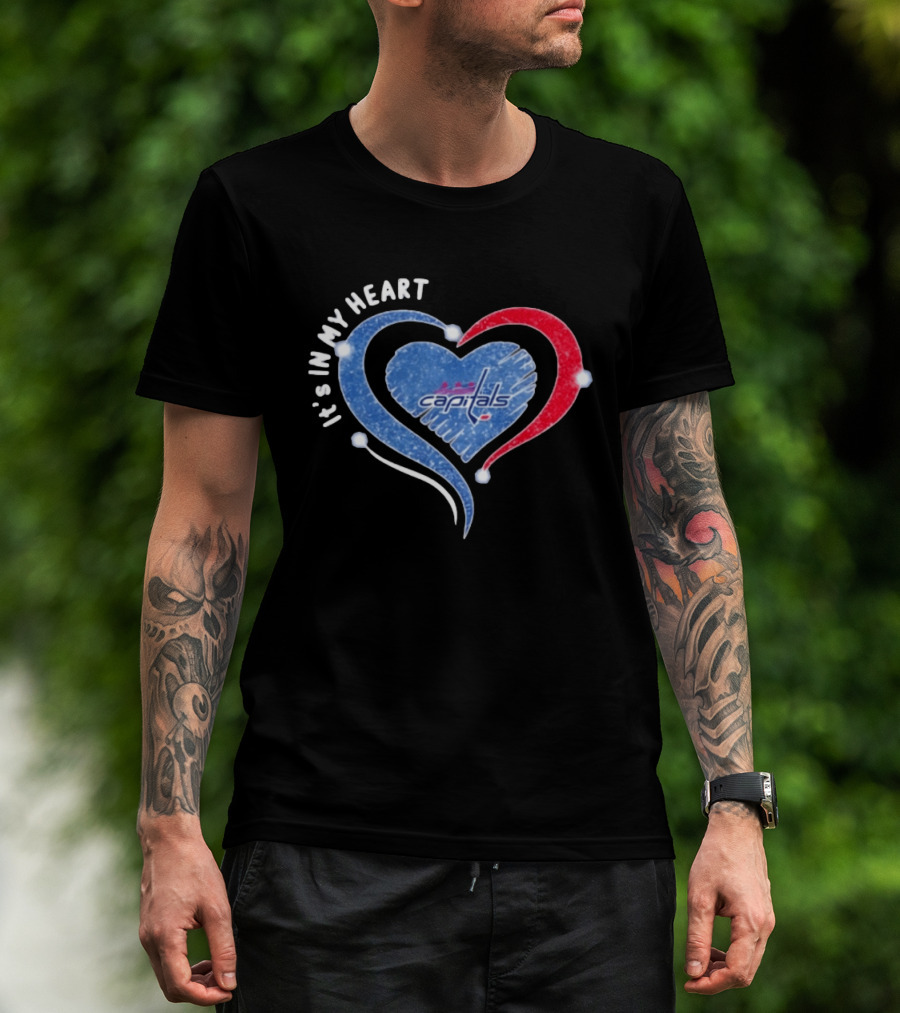 Washington Capitals It's In My Heart NHL 2026 Hockey T-Shirt