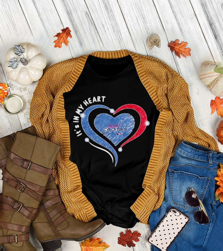 Washington Capitals It's In My Heart NHL 2026 Hockey T-Shirt