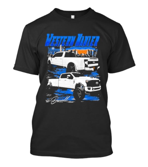 Icdaniell Ford F350 Dually Western Hauler Trucks T-Shirt