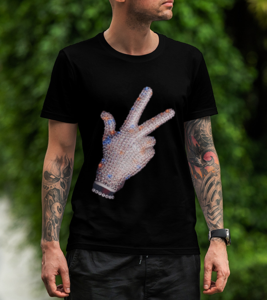 Jalen Brunson Captain New York Knicks Iceman Hand Crystal Glove Knicks T-Shirt