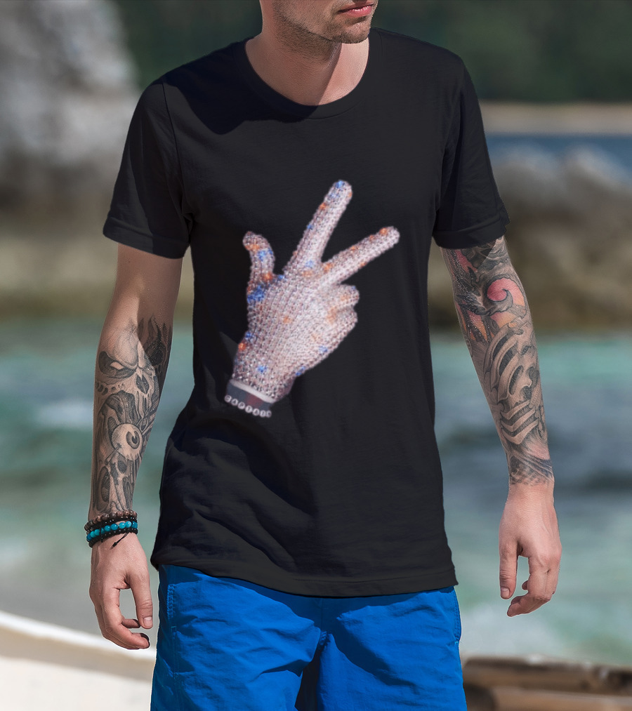Jalen Brunson Captain New York Knicks Iceman Hand Crystal Glove Knicks T-Shirt