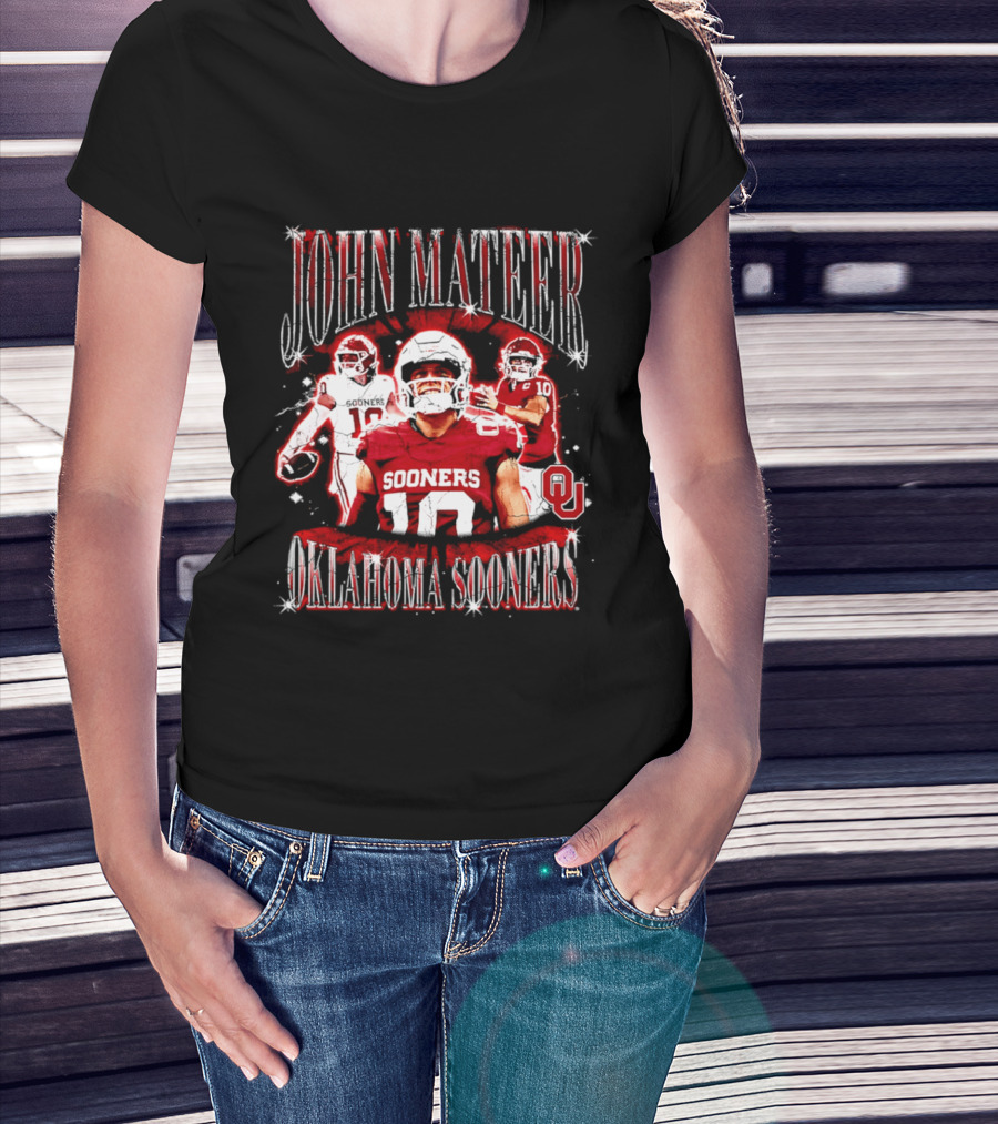John Mateer Oklahoma Sooners Football The Year Of Mateer T-Shirt