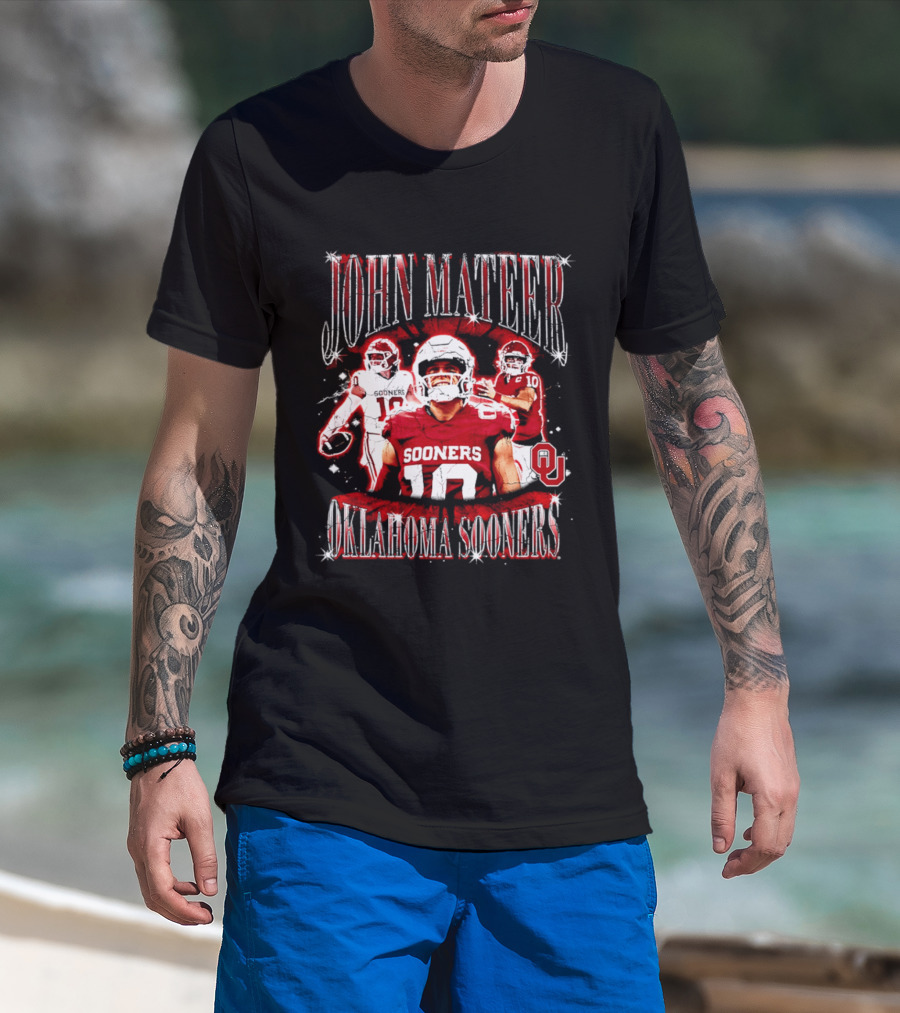 John Mateer Oklahoma Sooners Football The Year Of Mateer T-Shirt
