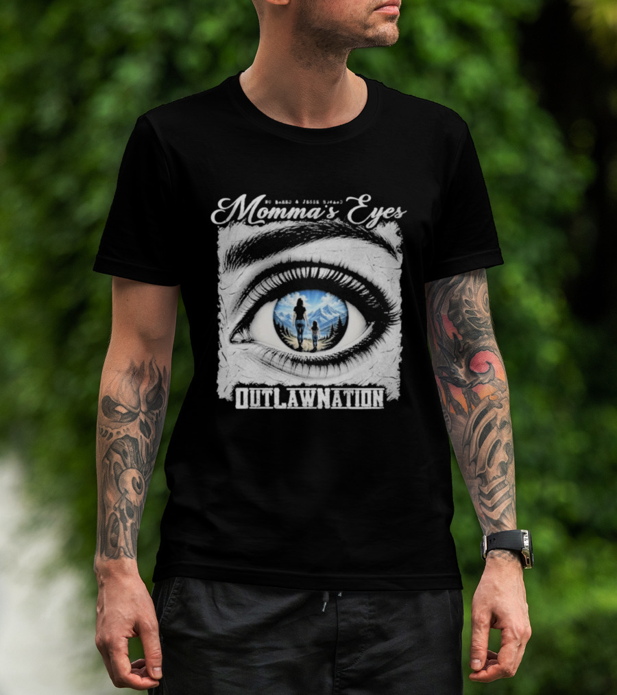 Momma's Eyes Outlaw Nation Country Scene T-Shirt