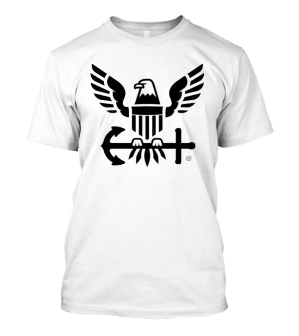 US Navy Anchors Aweigh Eagle Anchor T-Shirt