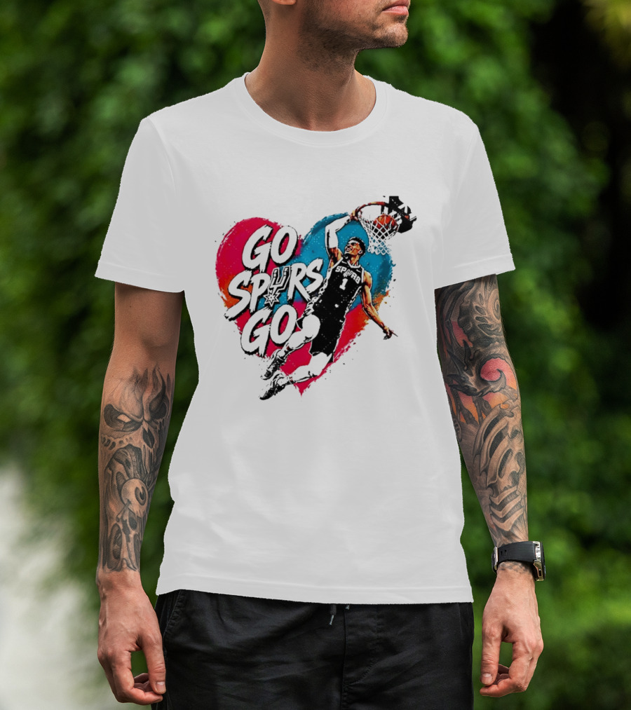 Victor Wembanyama Go Spurs Go San Antonio Basketball 2026 T-Shirt