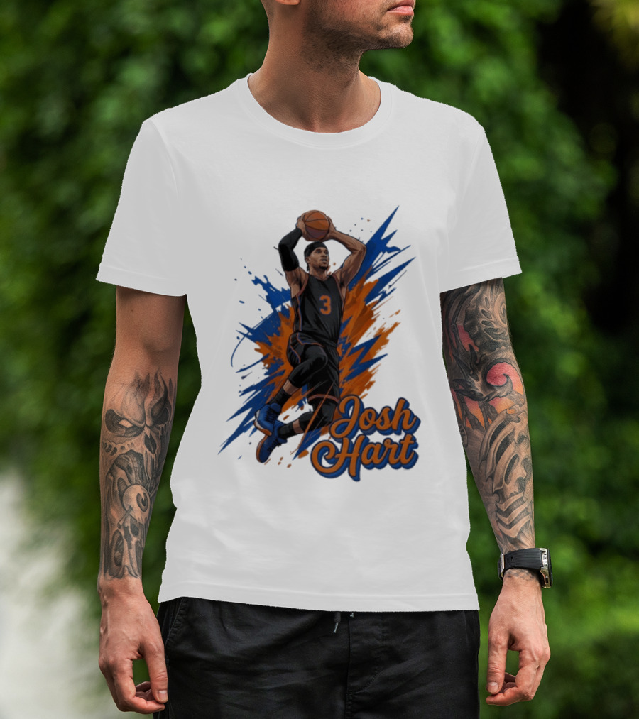 Josh Hart New York Knicks Basketball Number 3 T-Shirt