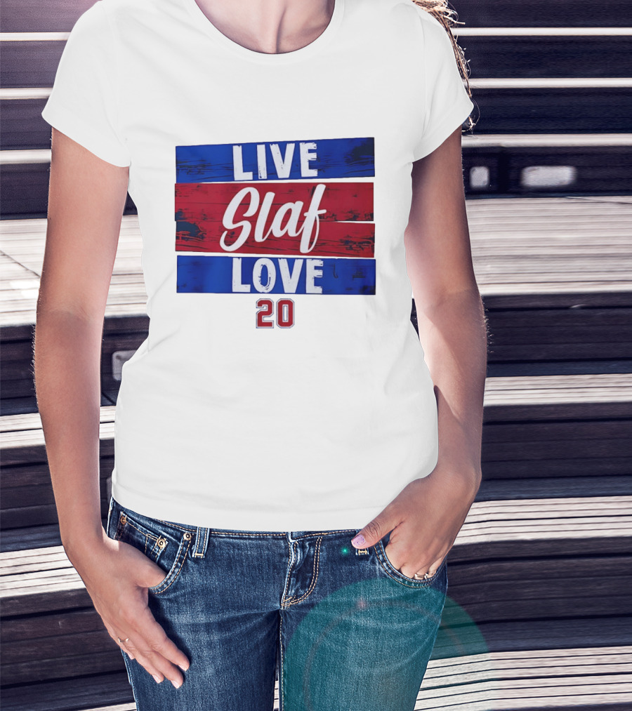 Live Slaf Love 20 Juraj Slafkovsky Montreal Canadiens NHL T-Shirt