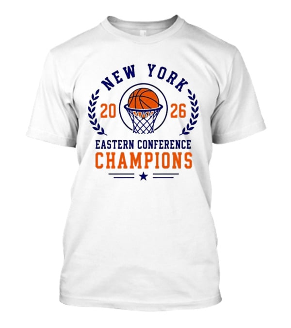 New York 2026 Eastern Conference Champions Basketball T-Shirt