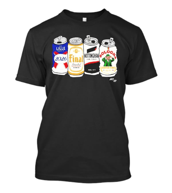 Lille 2026 Final Istanbul Nottingham Semi Finals Bologna Quarter Finals T-Shirt