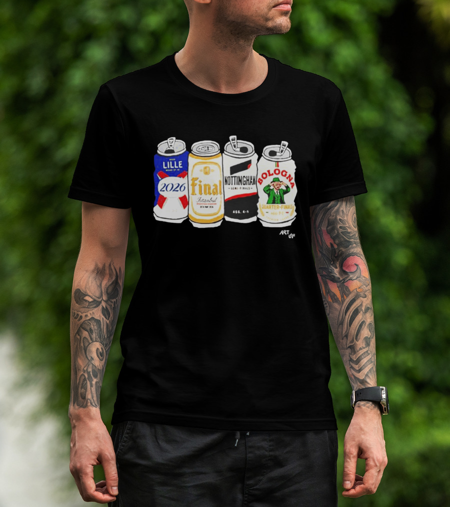 Lille 2026 Final Istanbul Nottingham Semi Finals Bologna Quarter Finals T-Shirt