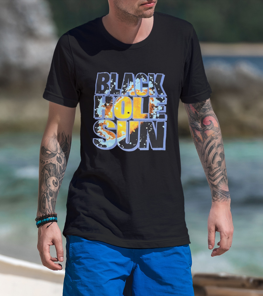Black Hole Sun Solar Eclipse Vivid Cosmic T-Shirt