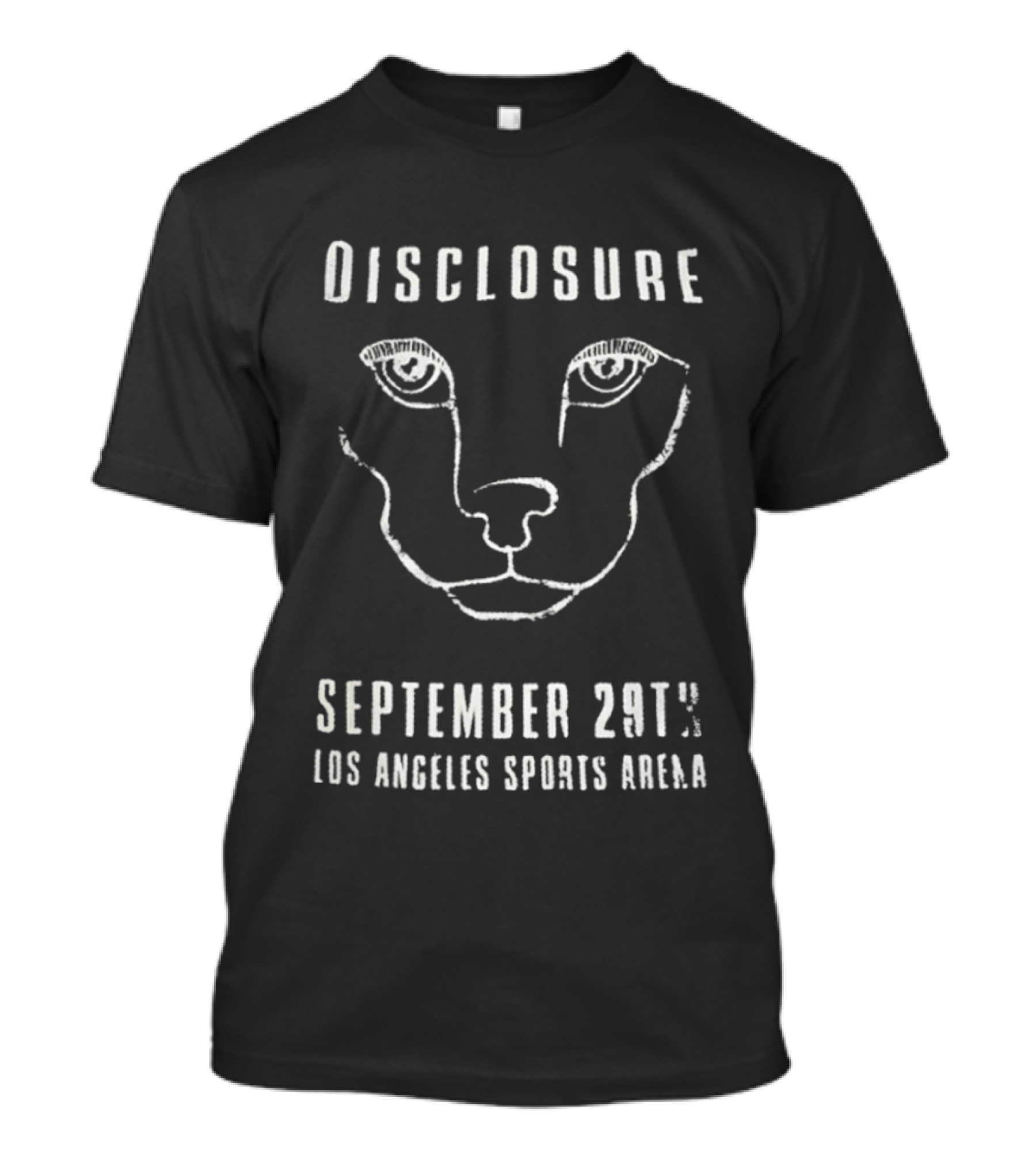Disclosure September 29th Los Angeles Sports Arena Face T-Shirt