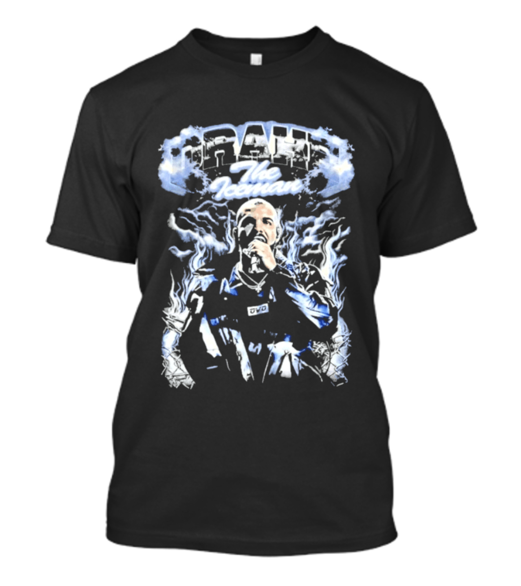 Drake The Iceman Tour Vibes Electric Blue Energy T-Shirt