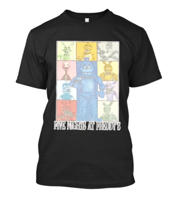 Five Nights At Freddy's The Eras Tour Animatronics Characters T-Shirt