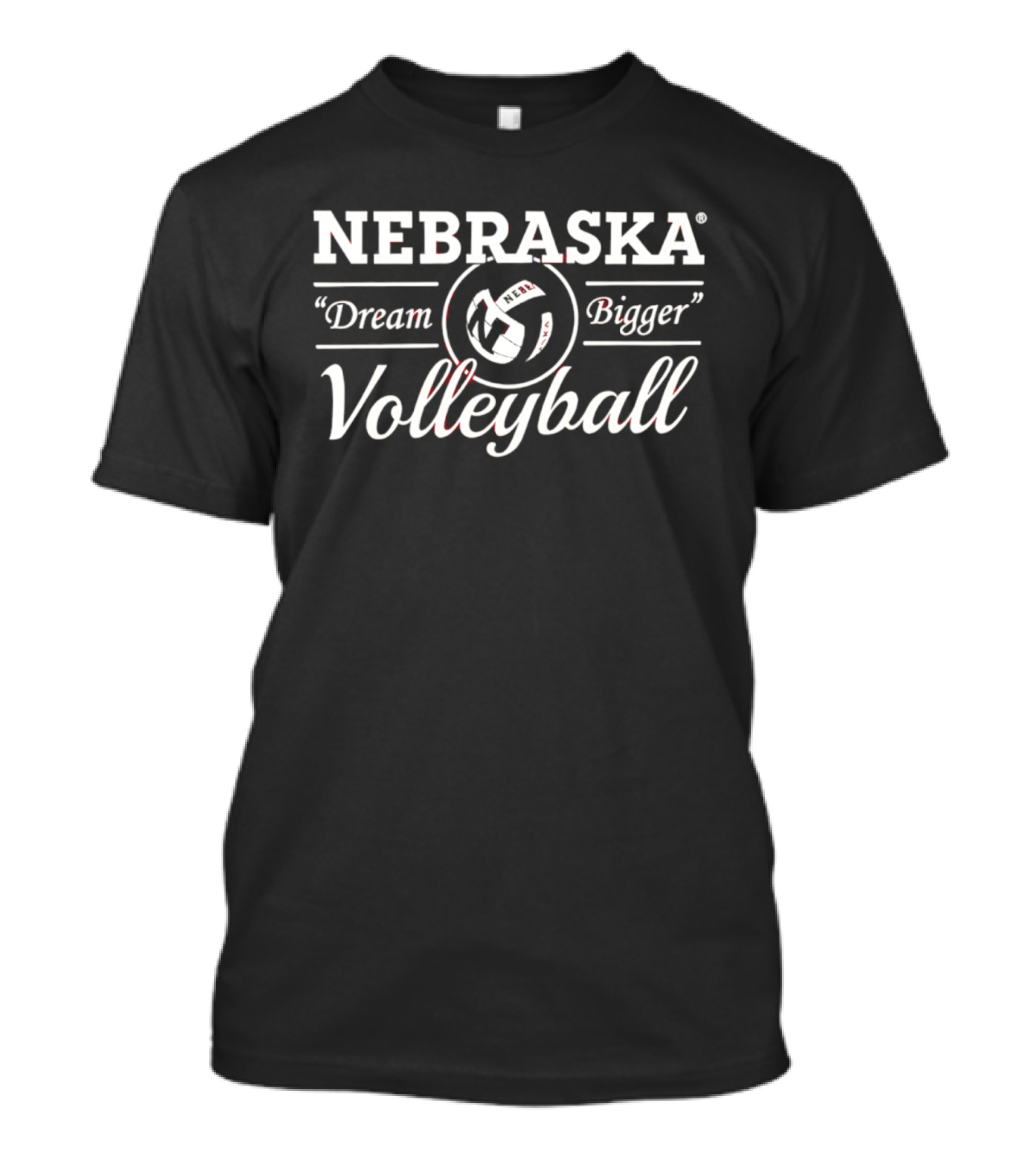 Nebraska Dream Bigger Volleyball T-Shirt