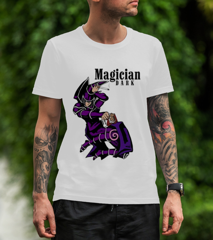 Magician Dark Yu Gi Oh Smoking T-Shirt
