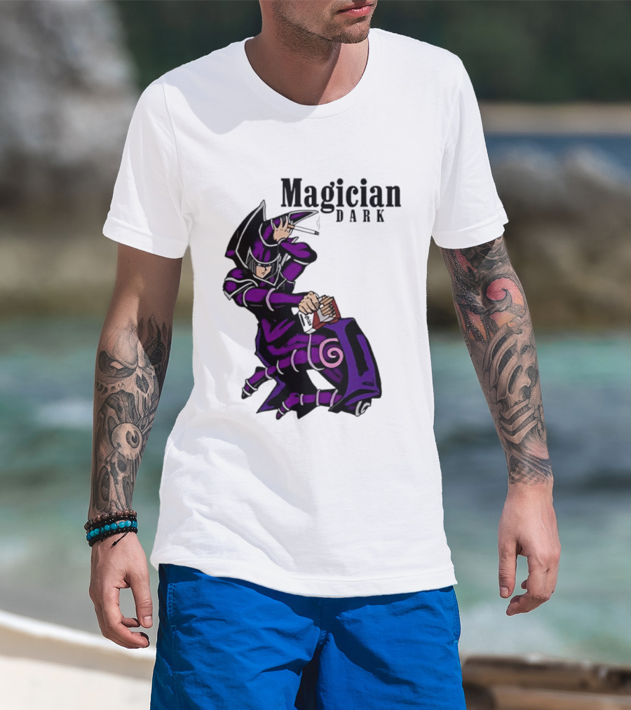Magician Dark Yu Gi Oh Smoking T-Shirt
