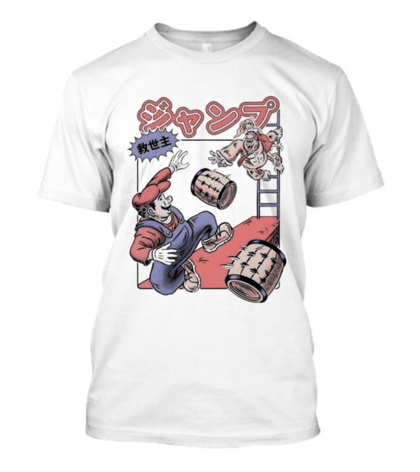 Donkey Kong Barrels Princess Pauline T-Shirt