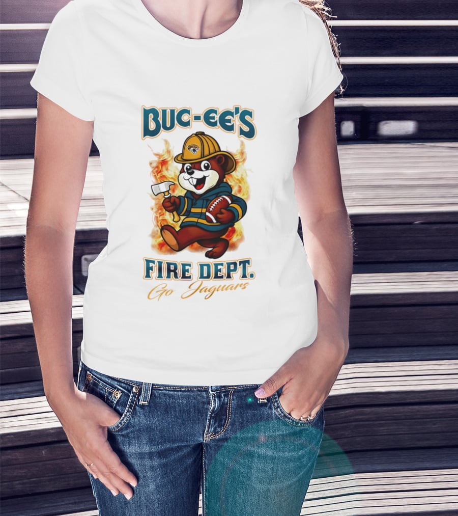 Buc Ee's Fire Dept Jacksonville Jaguars Go Jaguars T-Shirt