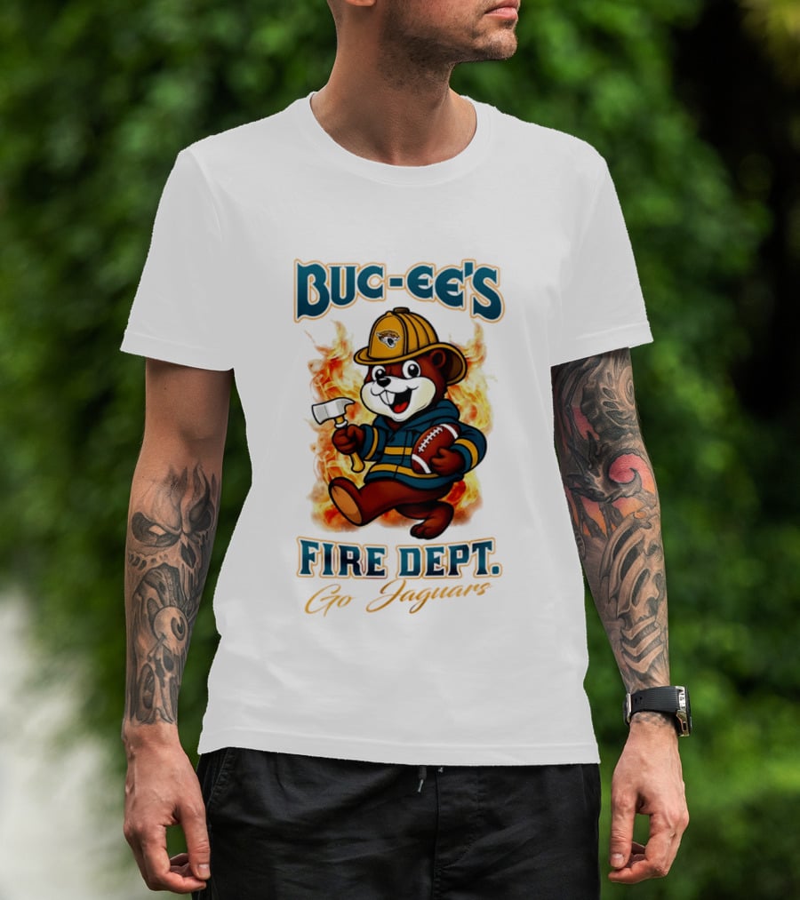 Buc Ee's Fire Dept Jacksonville Jaguars Go Jaguars T-Shirt