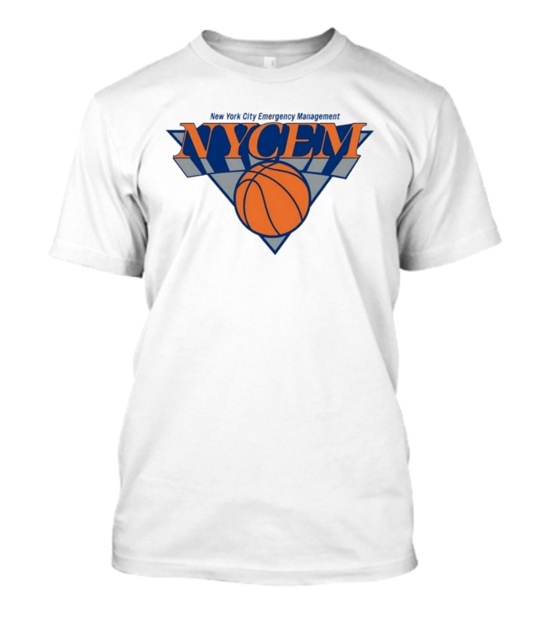 New York Knicks NYCEM New York City Emergency Management Basketball T-Shirt