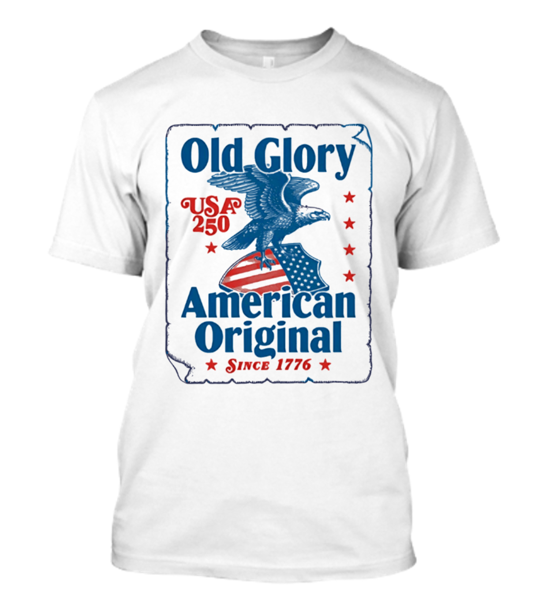 Old Glory USA 250 American Original Eagle Since 1776 T-Shirt