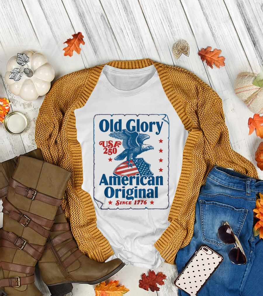Old Glory USA 250 American Original Eagle Since 1776 T-Shirt