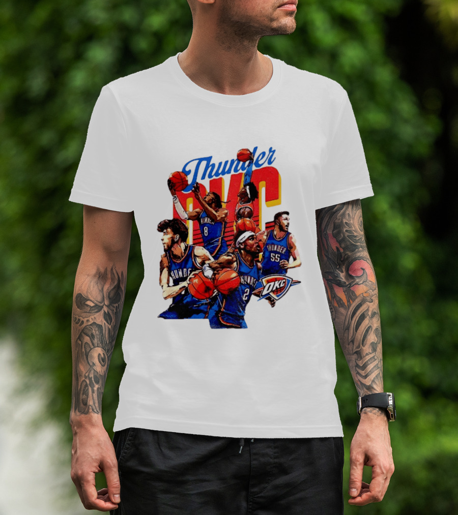Thunder OKC Shai Gilgeous Chet Holmgren Williams Oklahoma City Basketball NBA 2026 T-Shirt