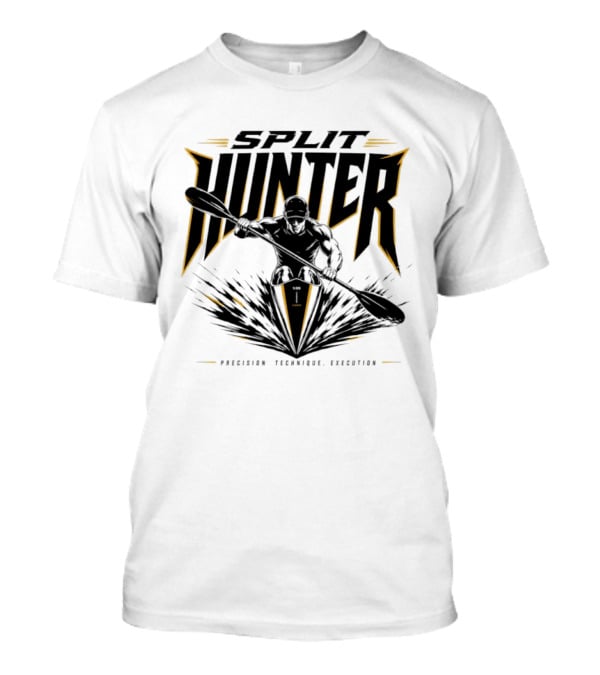 Split Hunter Kayaker Precision Technique Execution T-Shirt