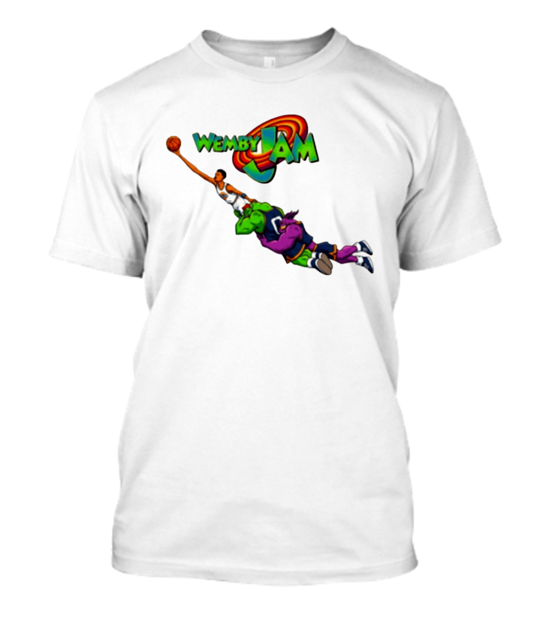 Wemby Jam Monstars Dunk 90s Basketball T-Shirt
