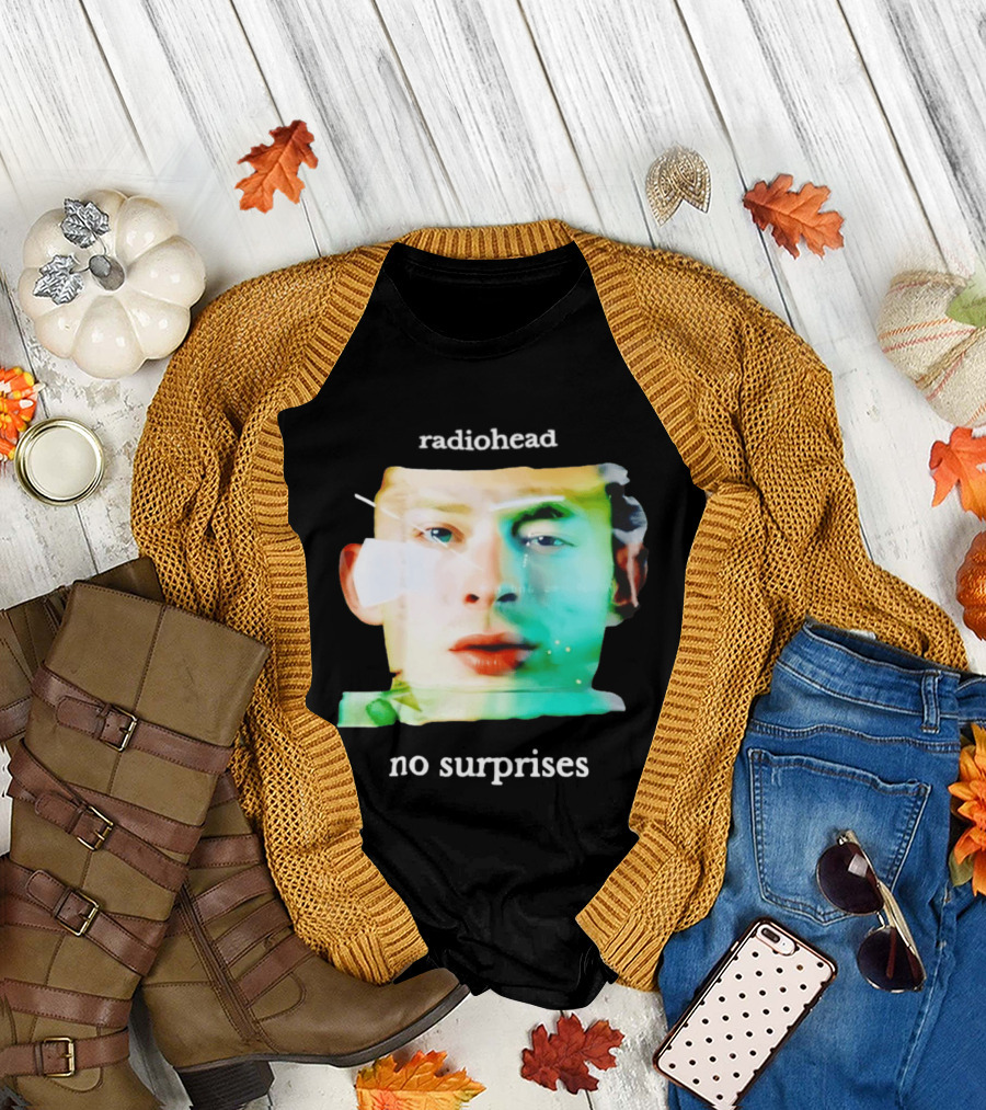 Radiohead No Surprises Thom Yorke Watercolor T-Shirt