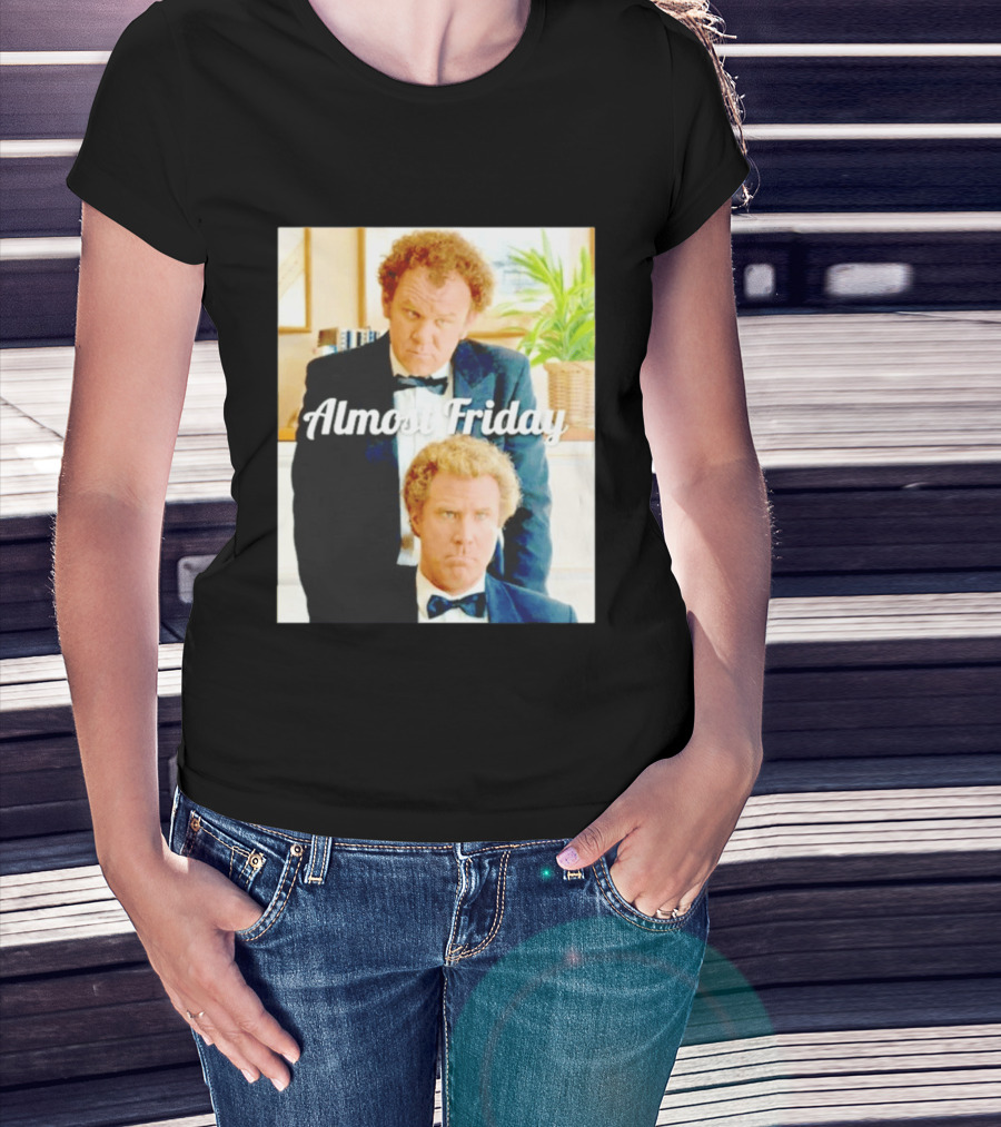 Almost Friday Will Ferrell John C. Reilly Interview Image T-Shirt
