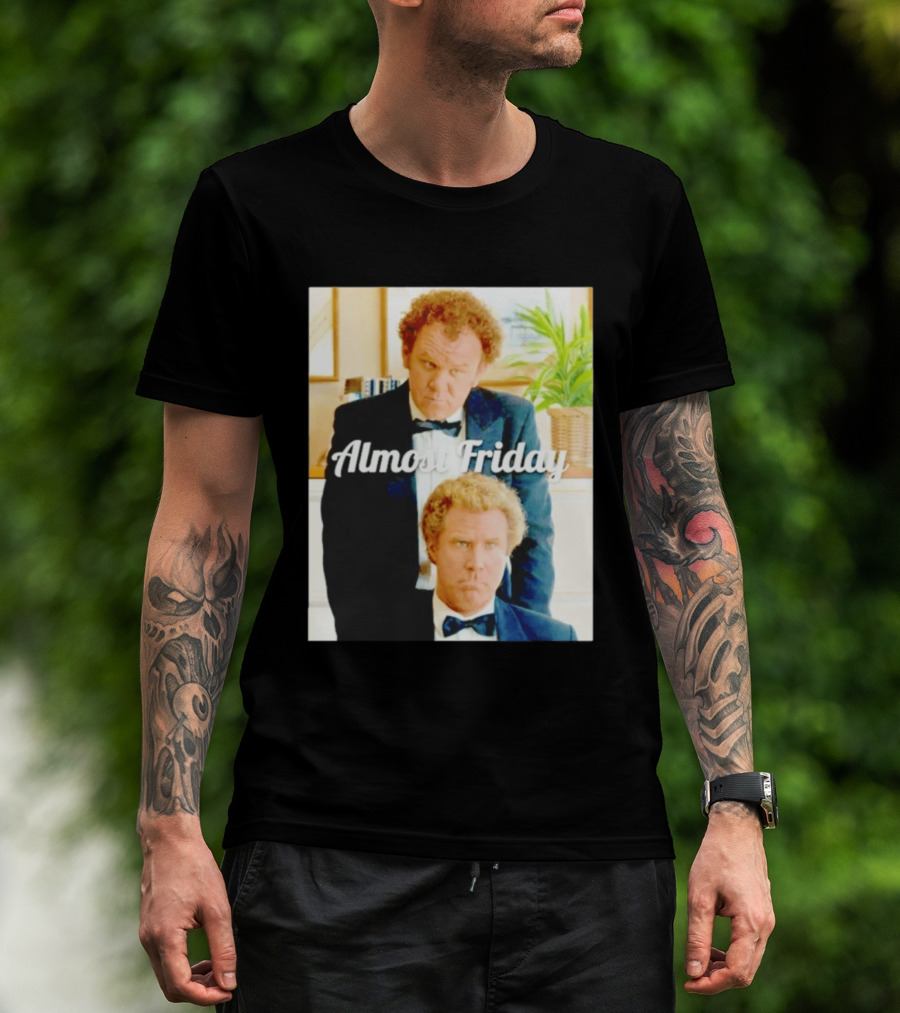 Almost Friday Will Ferrell John C. Reilly Interview Image T-Shirt