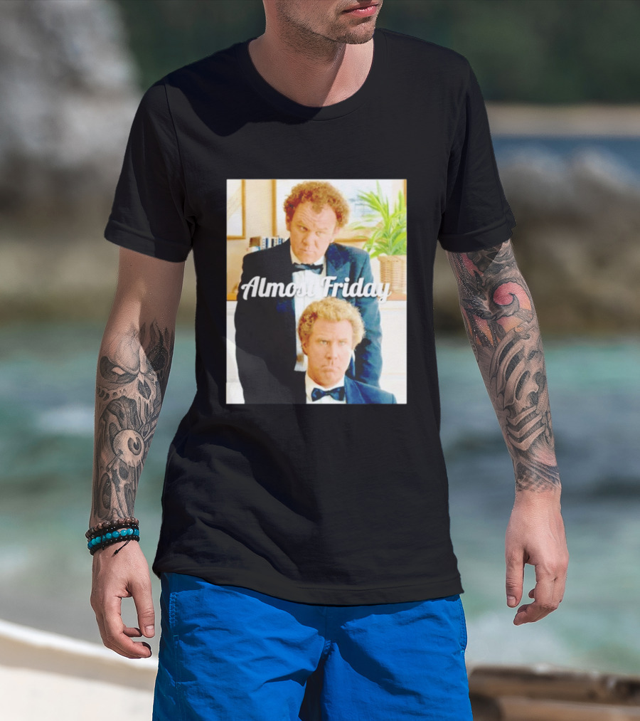 Almost Friday Will Ferrell John C. Reilly Interview Image T-Shirt