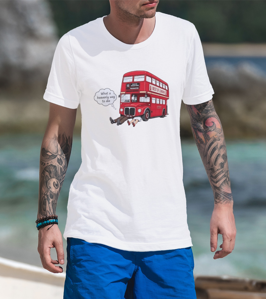 Arsenal What A Heavenly Way To Die Best Of London Bus 15 Paddington T-Shirt