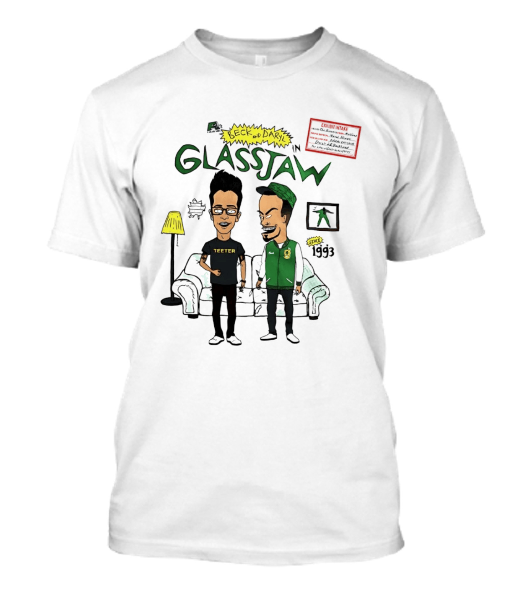 Beck And Darryl In Glassjaw Teeter Since 1993 T-Shirt