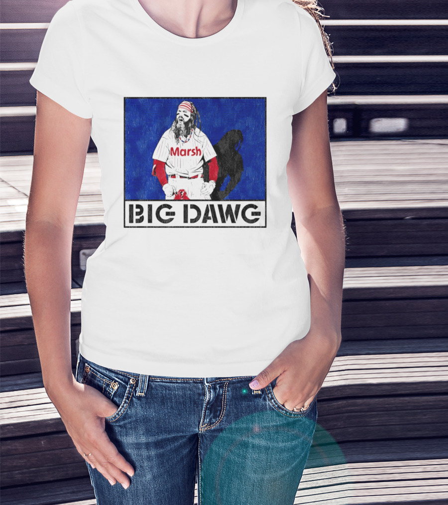 Brandon Marsh Philadelphia Phillies Big Dawg Marsh Baseball Player Image T-Shirt