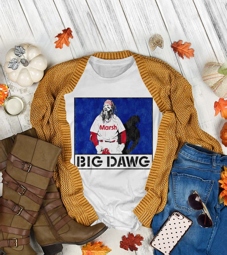 Brandon Marsh Philadelphia Phillies Big Dawg Marsh Baseball Player Image T-Shirt
