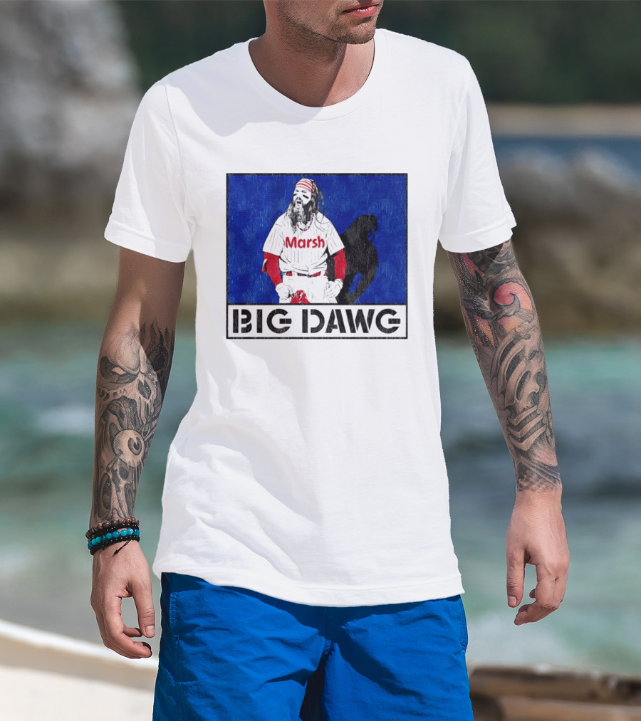 Brandon Marsh Philadelphia Phillies Big Dawg Marsh Baseball Player Image T-Shirt